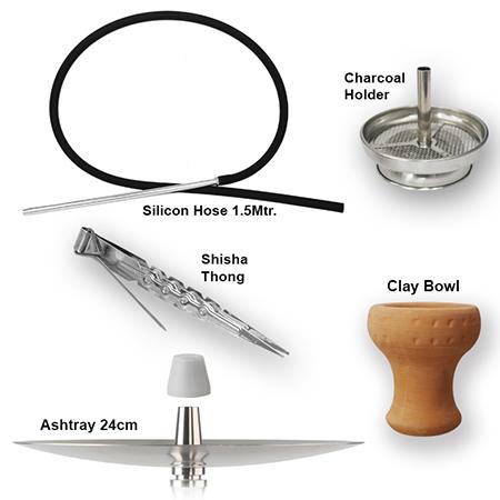 SS-B001 Stainless Steel Hookah