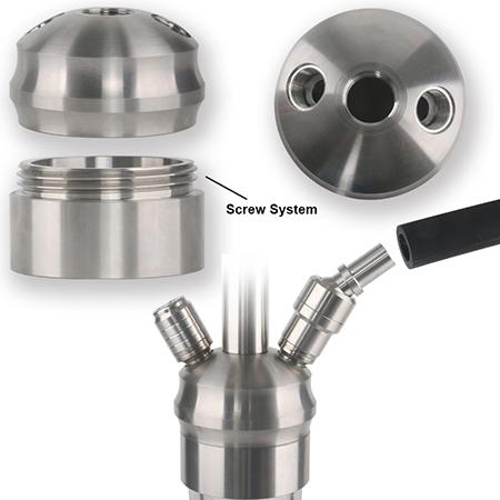 SS-B004 Stainless Steel Hookah