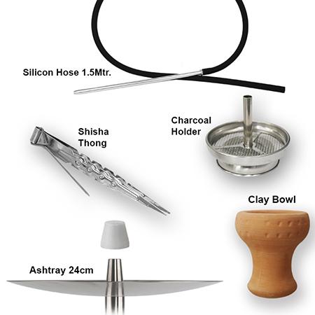 SS-B004 Stainless Steel Hookah