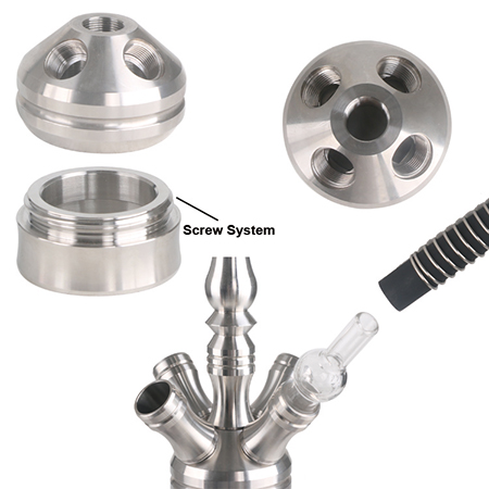 SS035 Stainless Steel Hookah