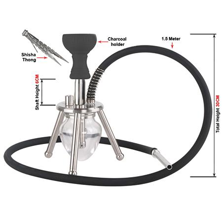 SS-MINI001 Stainless Steel Hookah