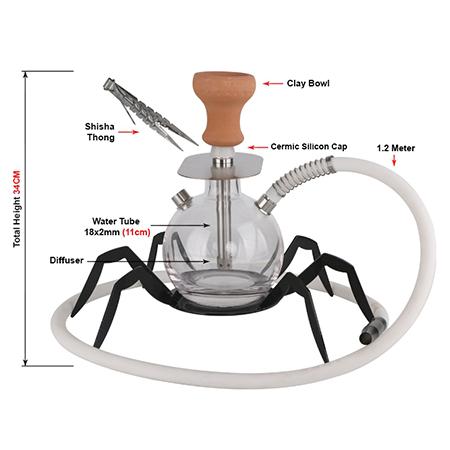 SP-M001 Stainless Steel Hookah