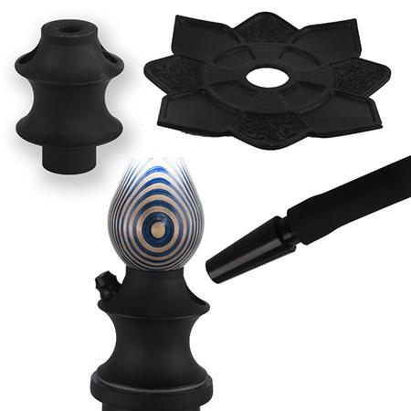 WOOD-B002 Wooden Hookah
