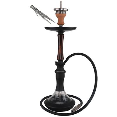 WOOD-B003 Wooden Hookah