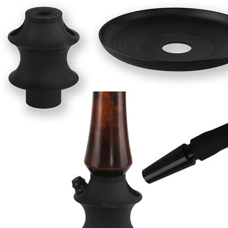 WOOD-B003 Wooden Hookah