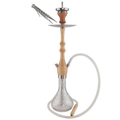 WOOD-B004 Wooden Hookah