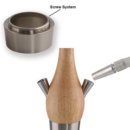 WOOD-B004 Wooden Hookah