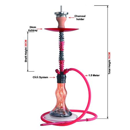 Z-007 Zinc Alloy Hookah