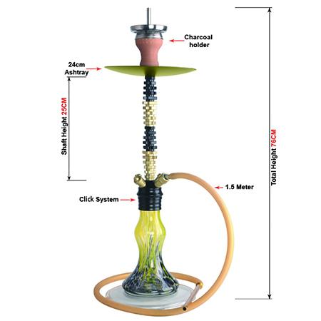 Z-007 Zinc Alloy Hookah