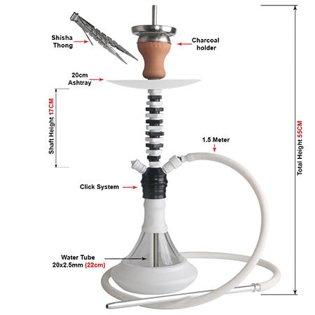 Z-010 Zinc Alloy Hookah
