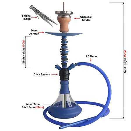 Z-010 Zinc Alloy Hookah