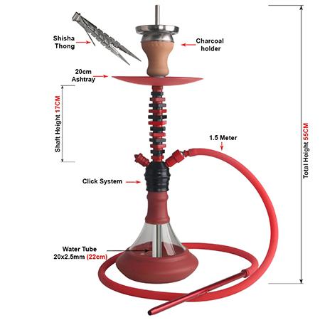 Z-010 Zinc Alloy Hookah