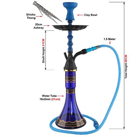 Z-B004 Zinc Alloy Hookah